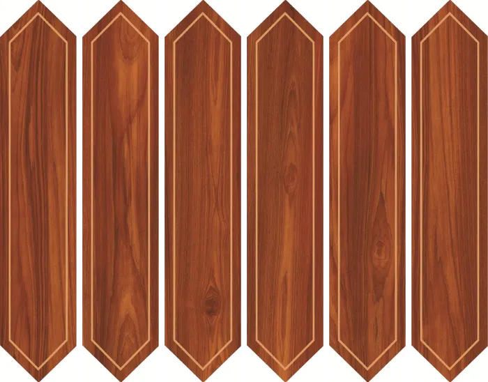 Diamante - B Wood Wood + Golden Border