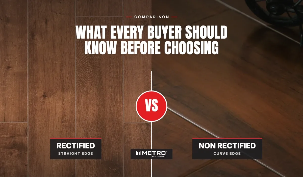 What every buyer should know before choosing: a room floored with Metro wood-look tiles